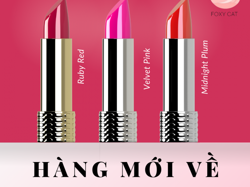  HÀNG MỚI VỀ TỪ FOXY CAT: TỰ TIN TỎA SÁNG VỚI BẢNG MÀU MỚI!